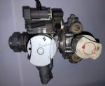 Vaillant MAG-TURBO 250/7 gázszelep+vízcsapház
