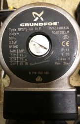 Grundfos UPS 15-60 RLE szivattyú